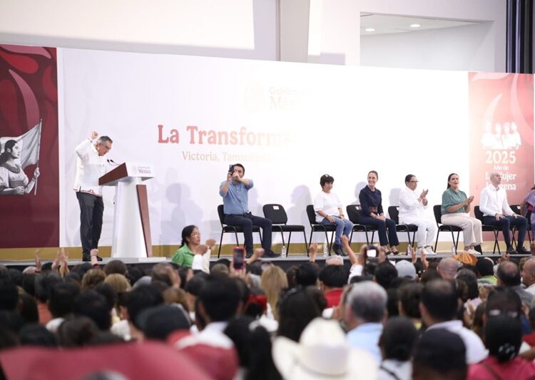 Reitera presidenta todo su apoyo para consolidar la transformación en Tamaulipas