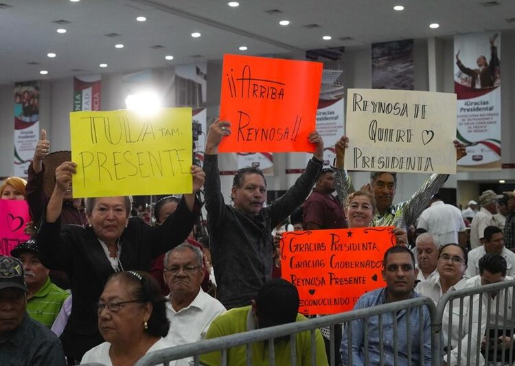 Reitera presidenta todo su apoyo para consolidar la transformación en Tamaulipas