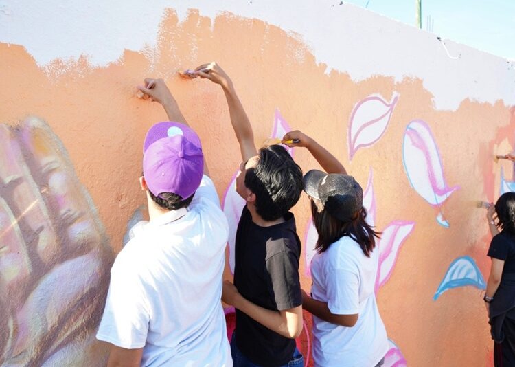 Se suma NLD a 2.ª Jornada Nacional de Tequios y Murales por la paz