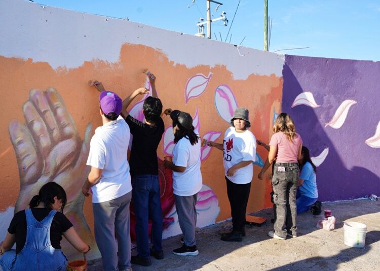 Se suma NLD a 2.ª Jornada Nacional de Tequios y Murales por la paz