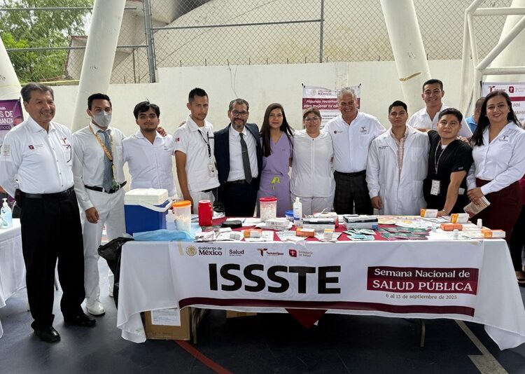 Se suma el ISSSTE Tamaulipas a la Semana Nacional de Salud Pública