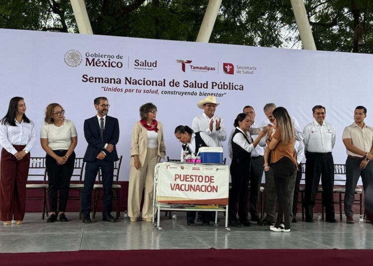Se suma el ISSSTE Tamaulipas a la Semana Nacional de Salud Pública
