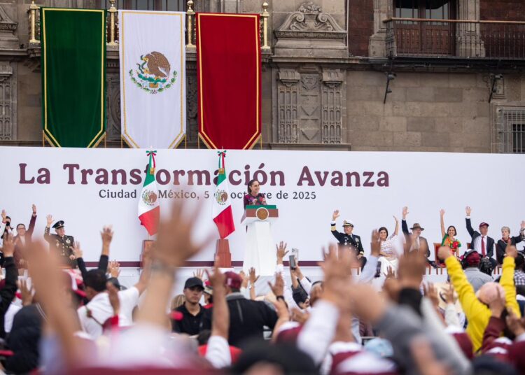 «Vamos bien y nos va a ir mejor con Claudia»: Américo