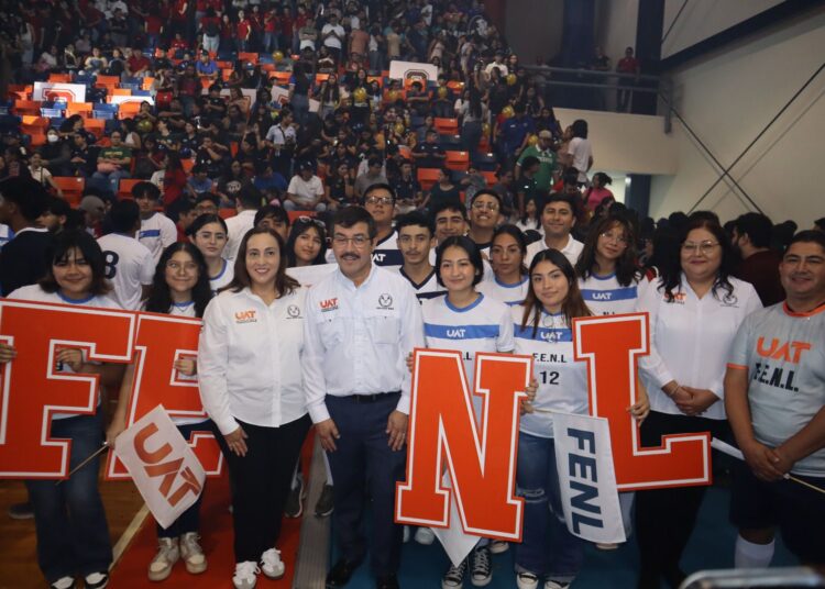 Inaugura rector Juegos Interfacultades UAT Zona Norte 2025