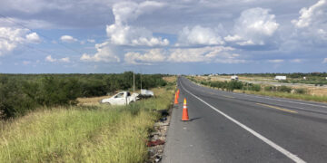 Exceso de velocidad e imprudencia, causas de accidente en la Monterrey-Nuevo Laredo
