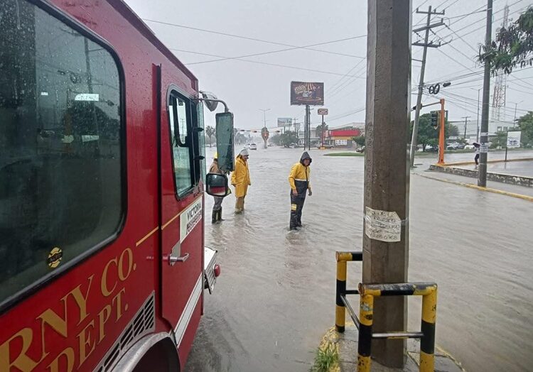 Activa y mantiene Gobierno de Victoria acciones de auxilio a la población por intensa lluvia