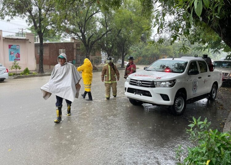 Activa y mantiene Gobierno de Victoria acciones de auxilio a la población por intensa lluvia