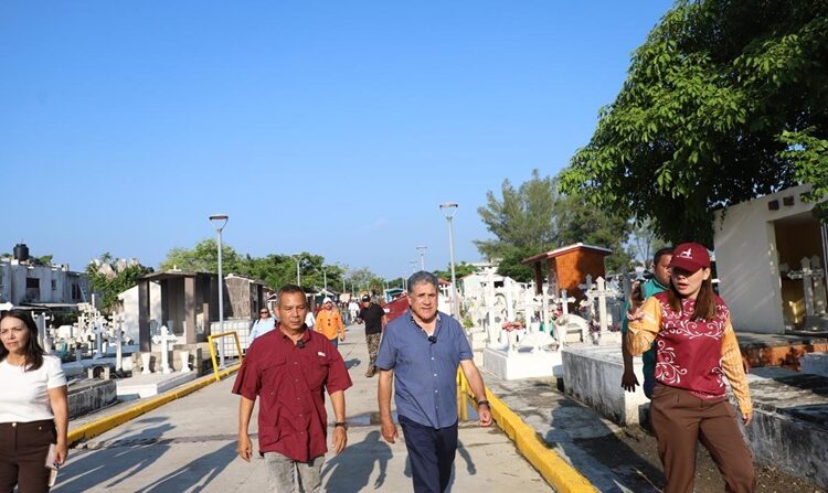Alista Gobierno de Altamira condiciones de cementerios para el ‘Día de Muertos’