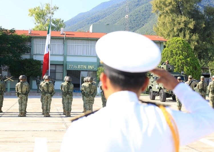Asiste gobernador AVA a toma de protesta del comandante interino de la 48 Zona Militar