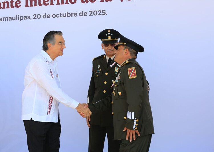 Asiste gobernador AVA a toma de protesta del comandante interino de la 48 Zona Militar