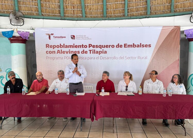 Avanza repoblamiento pesquero en Tamaulipas con la siembra de 200 mil alevines