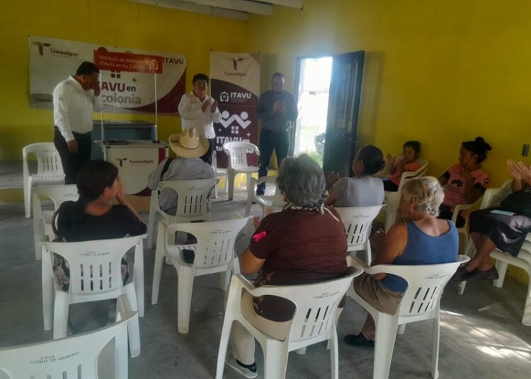 Brinda ITAVU certeza jurídica a familias de Llera