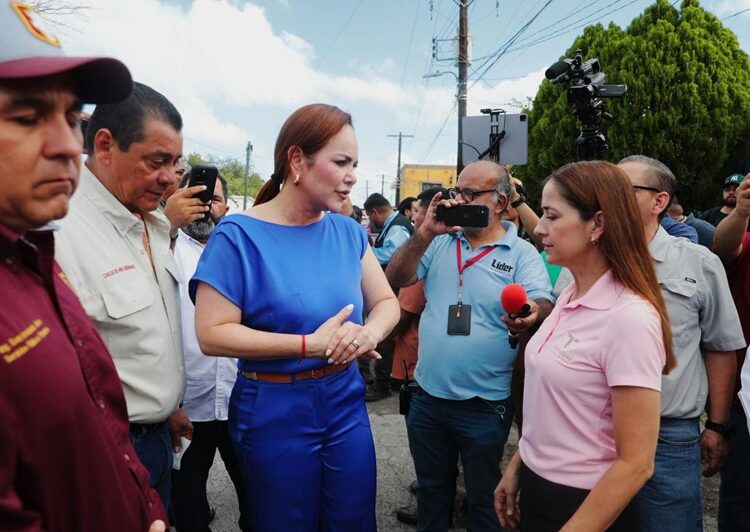 Carmen Lilia brinda apoyo inmediato a familias afectadas por explosión en colonia Infonavit