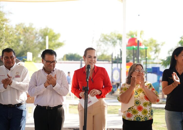 Carmen Lilia entrega nuevas obras que mejoran el entorno social y la movilidad al sur de NLD