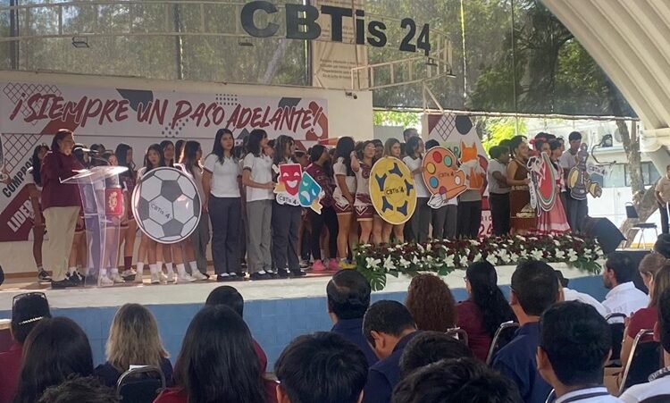 Celebra CBTIS 24 aniversario 62 reafirmando su excelencia académica en el estado