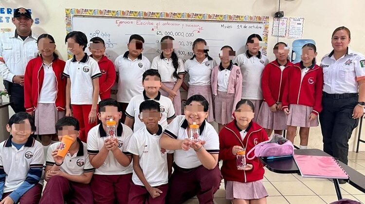 Concientiza Tránsito estatal a niños y niñas victorenses sobre seguridad vial