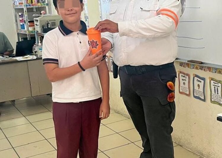 Concientiza Tránsito estatal a niños y niñas victorenses sobre seguridad vial