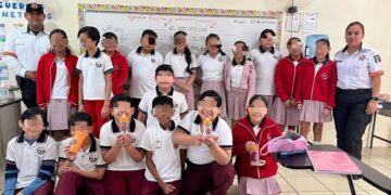 Concientiza Tránsito estatal a niños y niñas victorenses sobre seguridad vial