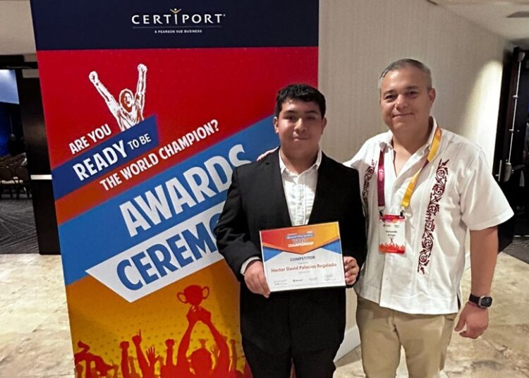 Destaca alumno de CONALEP Tamaulipas en campeonato mundial de Microsoft