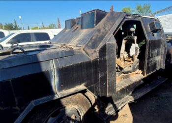 Destruye FGR otros 23 “monstruos” decomisados al crimen en Tamaulipas