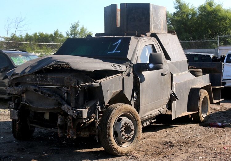 Destruye FGR otros 23 “monstruos” decomisados al crimen en Tamaulipas