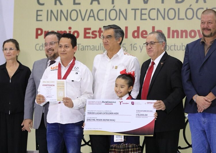 Entrega AVA Premio Estatal de Ciencias, Creatividad e Innovación Tecnológica