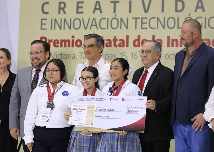 Entrega AVA Premio Estatal de Ciencias, Creatividad e Innovación Tecnológica
