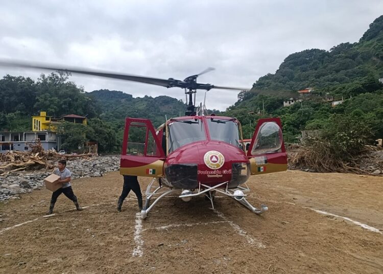 Envía Tamaulipas apoyo a población afectada por lluvias en Veracruz
