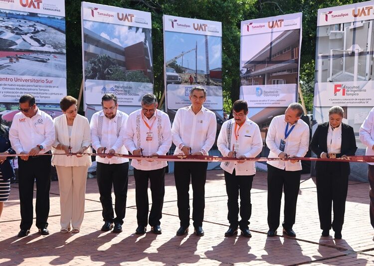 Gobernador y rector inauguran obras que fortalecen crecimiento de la UAT