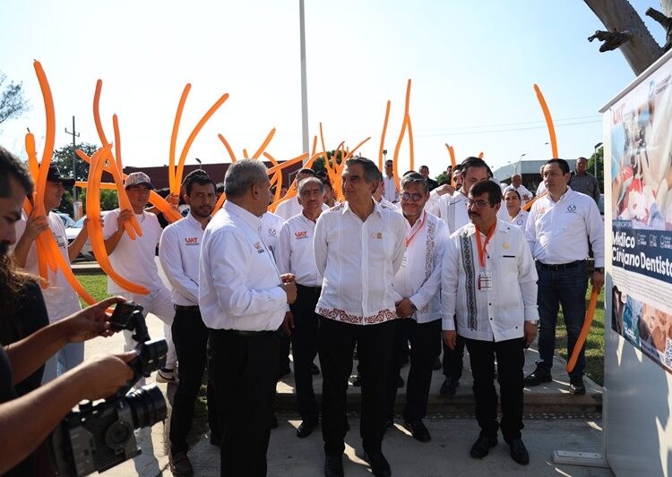 Gobernador y rector inauguran obras que fortalecen crecimiento de la UAT