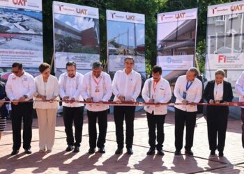 Gobernador y rector inauguran obras que fortalecen crecimiento de la UAT