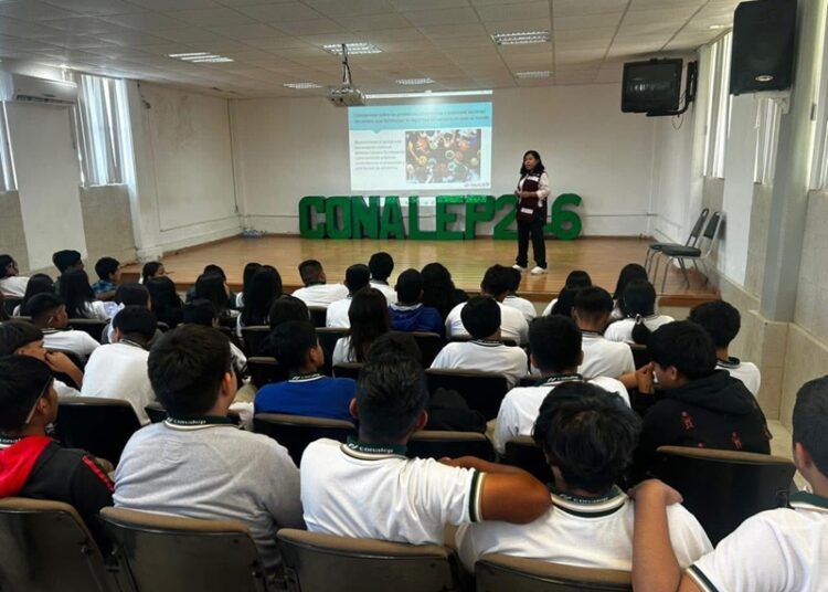 IMJUVE promueve hábitos saludables entre jóvenes del CONALEP