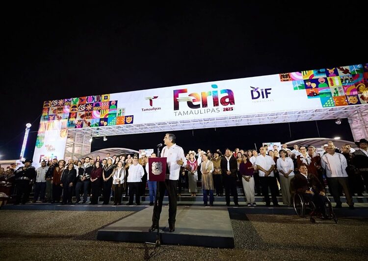 Inaugura Américo Villarreal la ‘Feria Tamaulipas 2025’, una fiesta de unidad y tradición