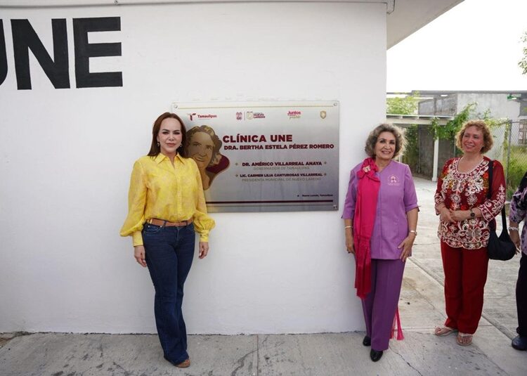 Inaugura Carmen Lilia 13.ª Clínica Municipal “Dra. Bertha Estela Pérez Romero”