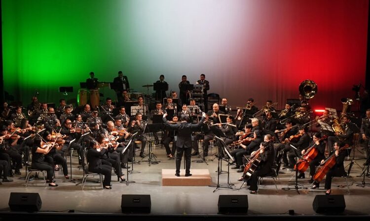 Orquestas de la UAT y Guardia Nacional celebran el folclor mexicano