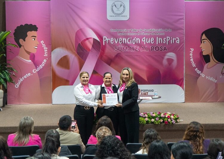 Promueve la UAT prevención y sensibilización sobre el cáncer de mama
