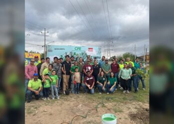 Realiza Gobierno de NLD jornada de reforestación en el Boulevard Las Torres