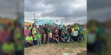 Realiza Gobierno de NLD jornada de reforestación en el Boulevard Las Torres