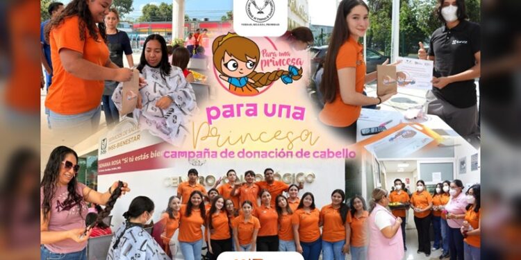 Realiza la UAT jornada de donación de cabello en apoyo a pacientes oncológicos