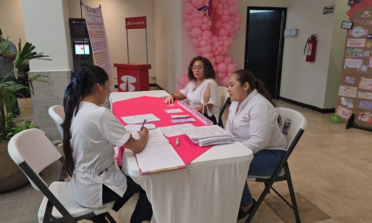 Refuerza SST campaña para detección oportuna de cáncer de mama