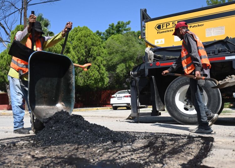 Restaura Municipio 16,522 m2 de asfalto dañado con ‘Plan Emergente de Bacheo’