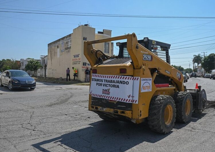 Ruta comercial, prioridad en ‘Plan Emergente de Bacheo’ en Victoria