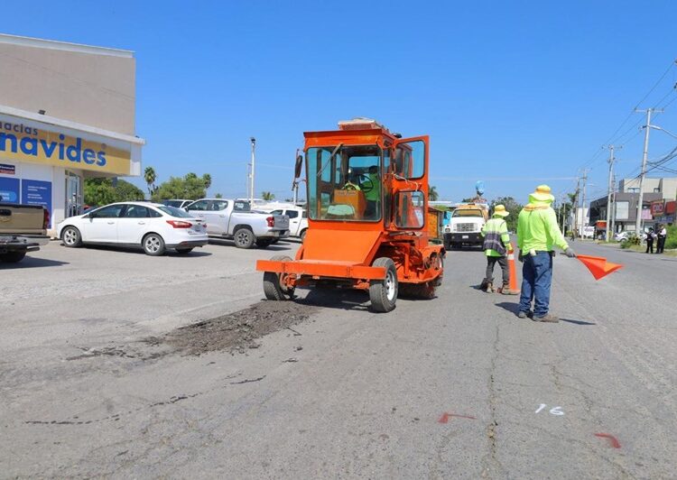Ruta comercial, prioridad en ‘Plan Emergente de Bacheo’ en Victoria