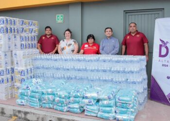 Suma esfuerzos iniciativa privada con DIF Altamira en favor de afectados por lluvias