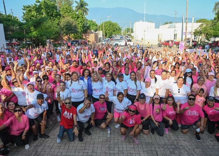 Un éxito ‘Zumbaton’ rosa en Victoria