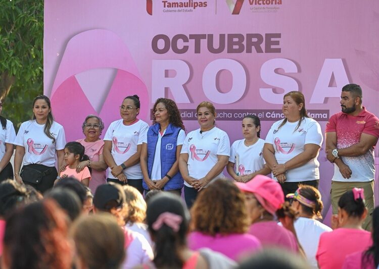 Un éxito ‘Zumbaton’ rosa en Victoria