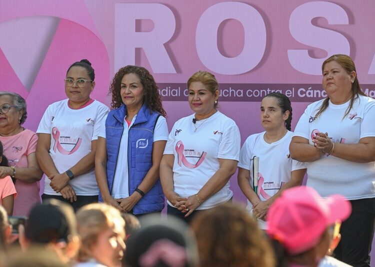 Un éxito ‘Zumbaton’ rosa en Victoria