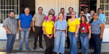 Visita secretario de Educación de Tamaulipas escuelas dañadas por lluvias en la zona sur