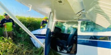 Se desploma avioneta en Aldama