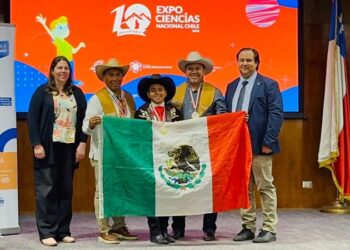 Alumno de Reynosa gana el oro en ‘Expociencias Chile 2025’